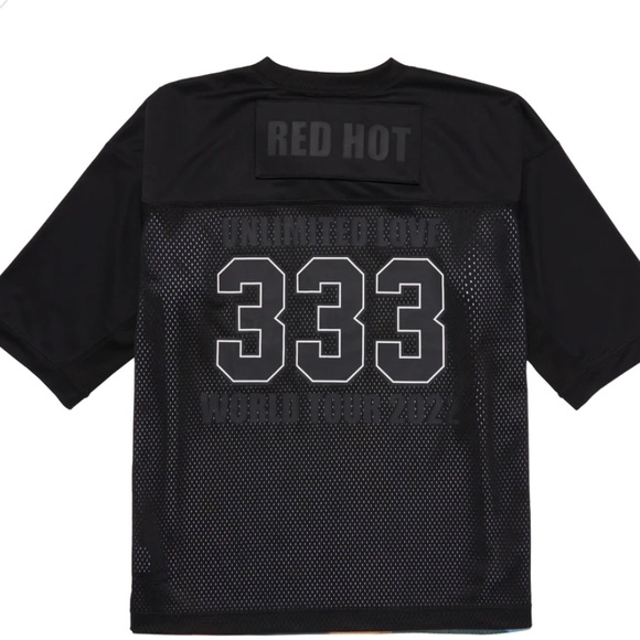 RED HOT CHILI PEPPERS Roosevelt Football Jersey - Black - Picture 2 of 3